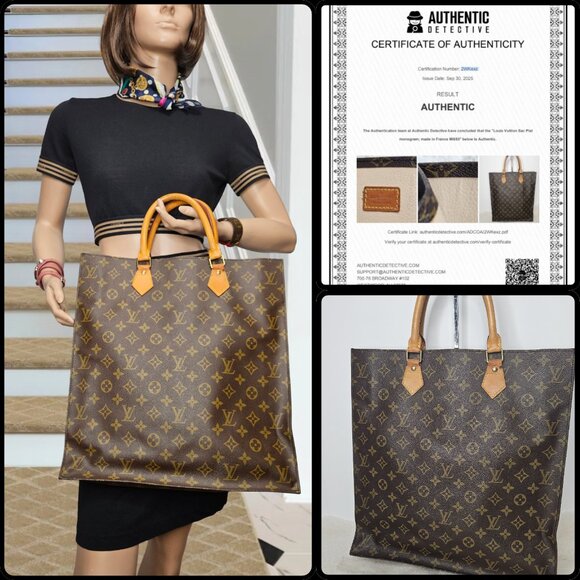 Louis Vuitton Sac Plat MM - Monogram Canvas - Picture 4 of 17